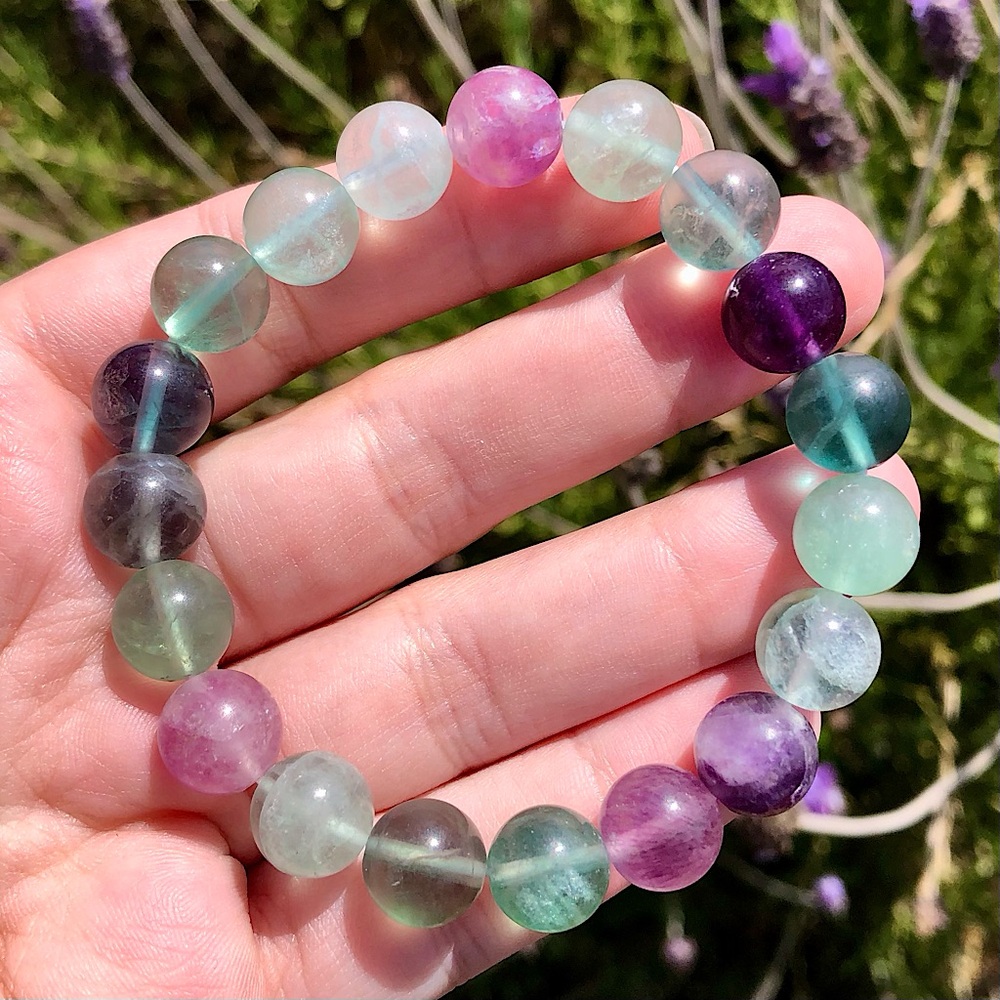 Beautiful Fluorite Beaded Bracelet
